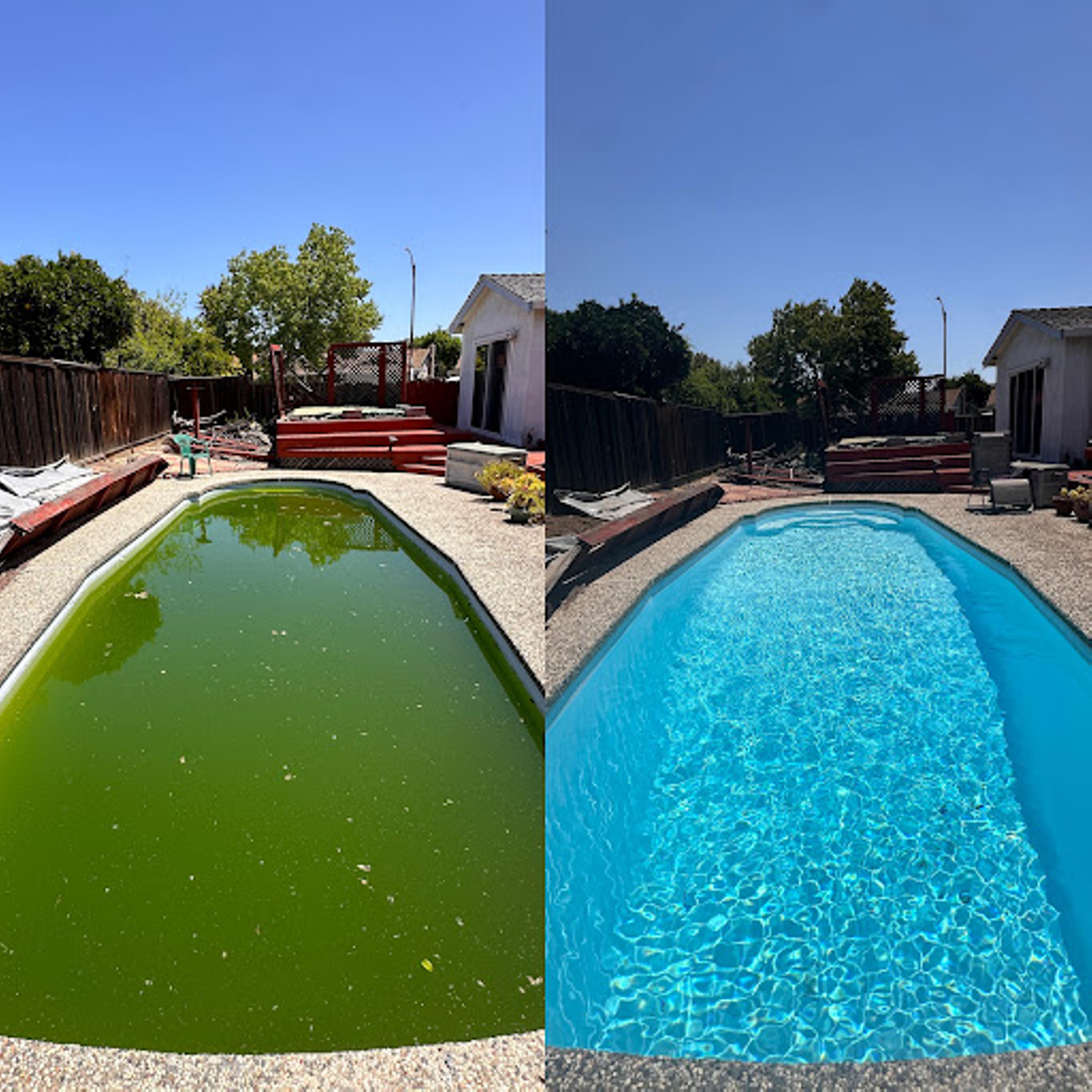 Pool maintenance work 5