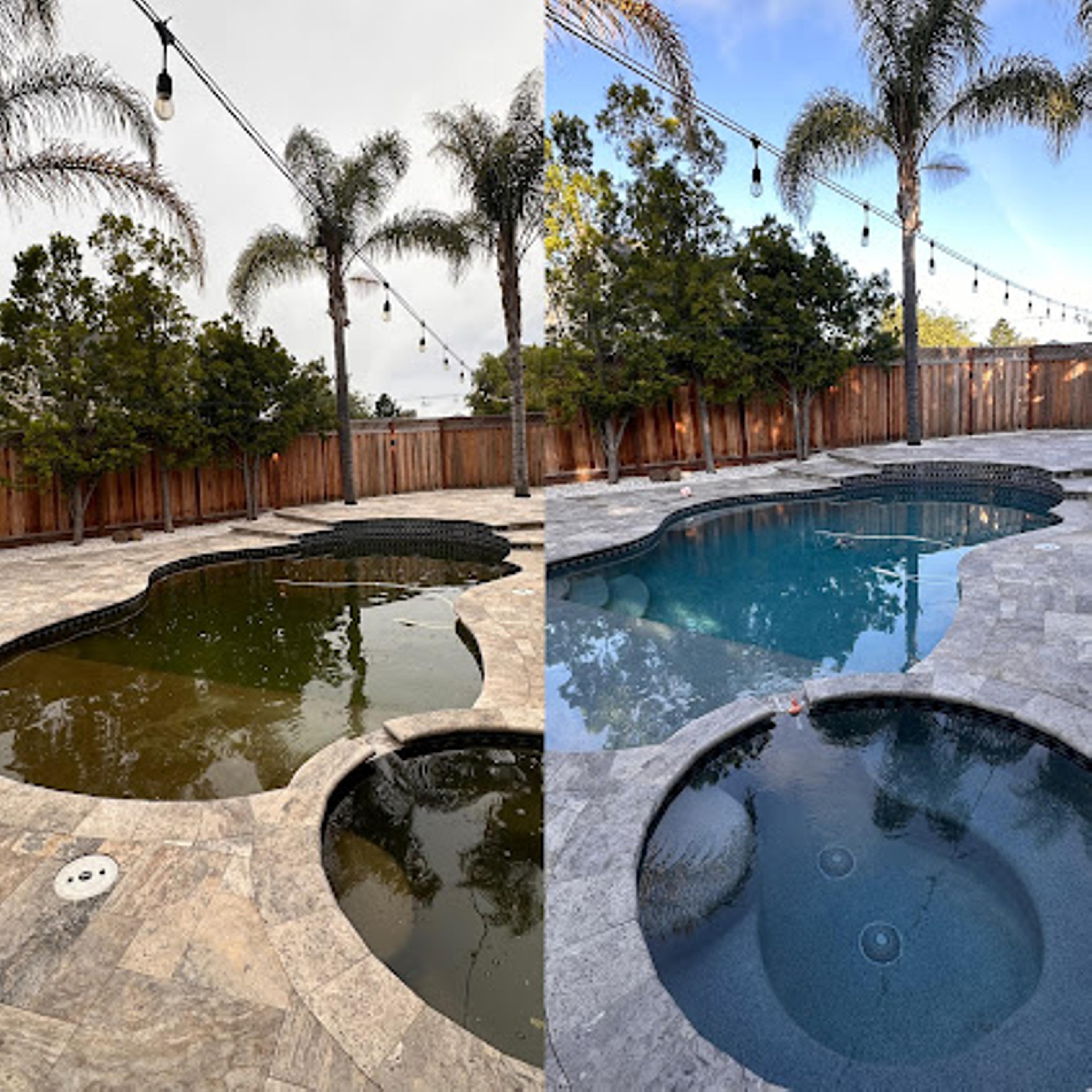 Pool maintenance work 3