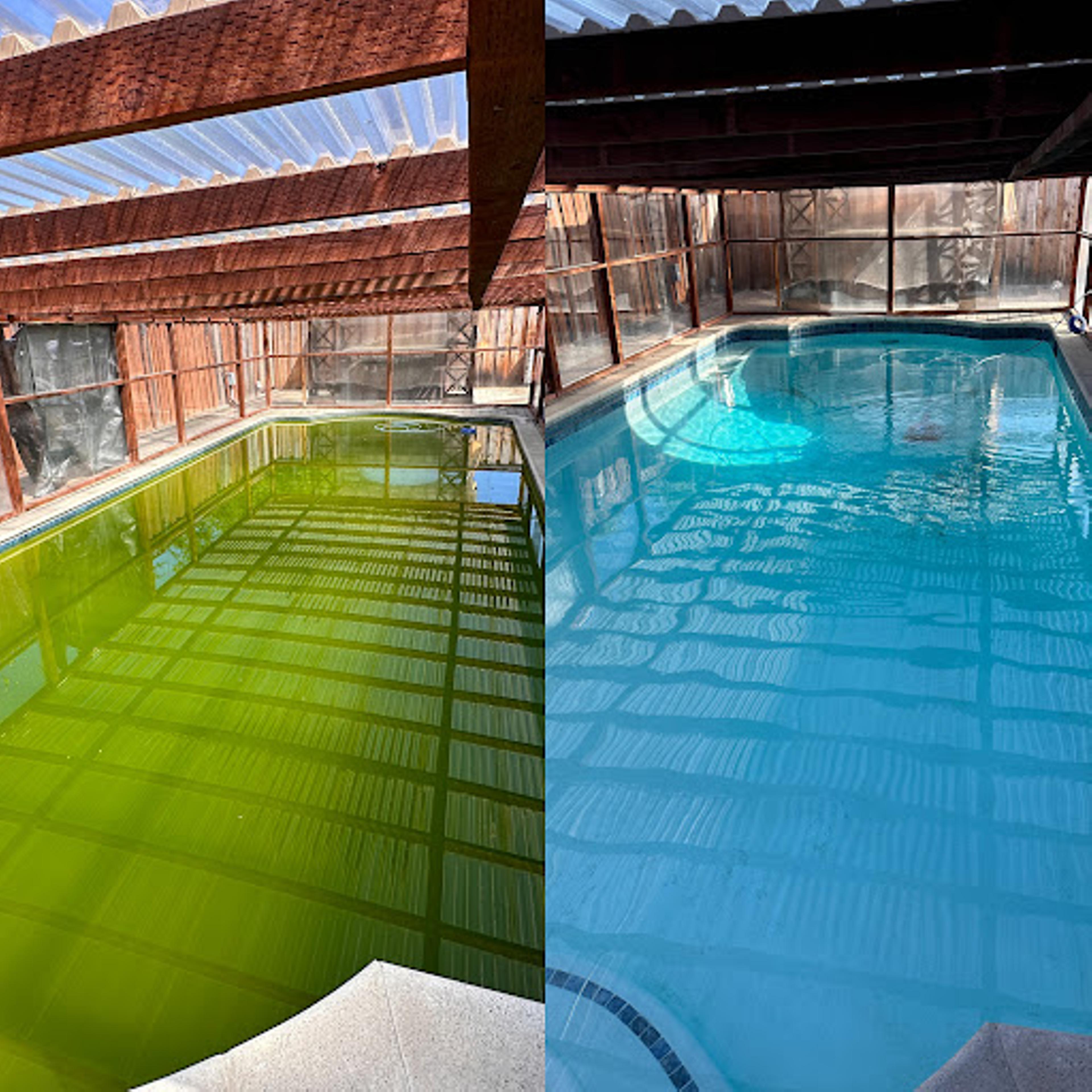 Pool maintenance work 4