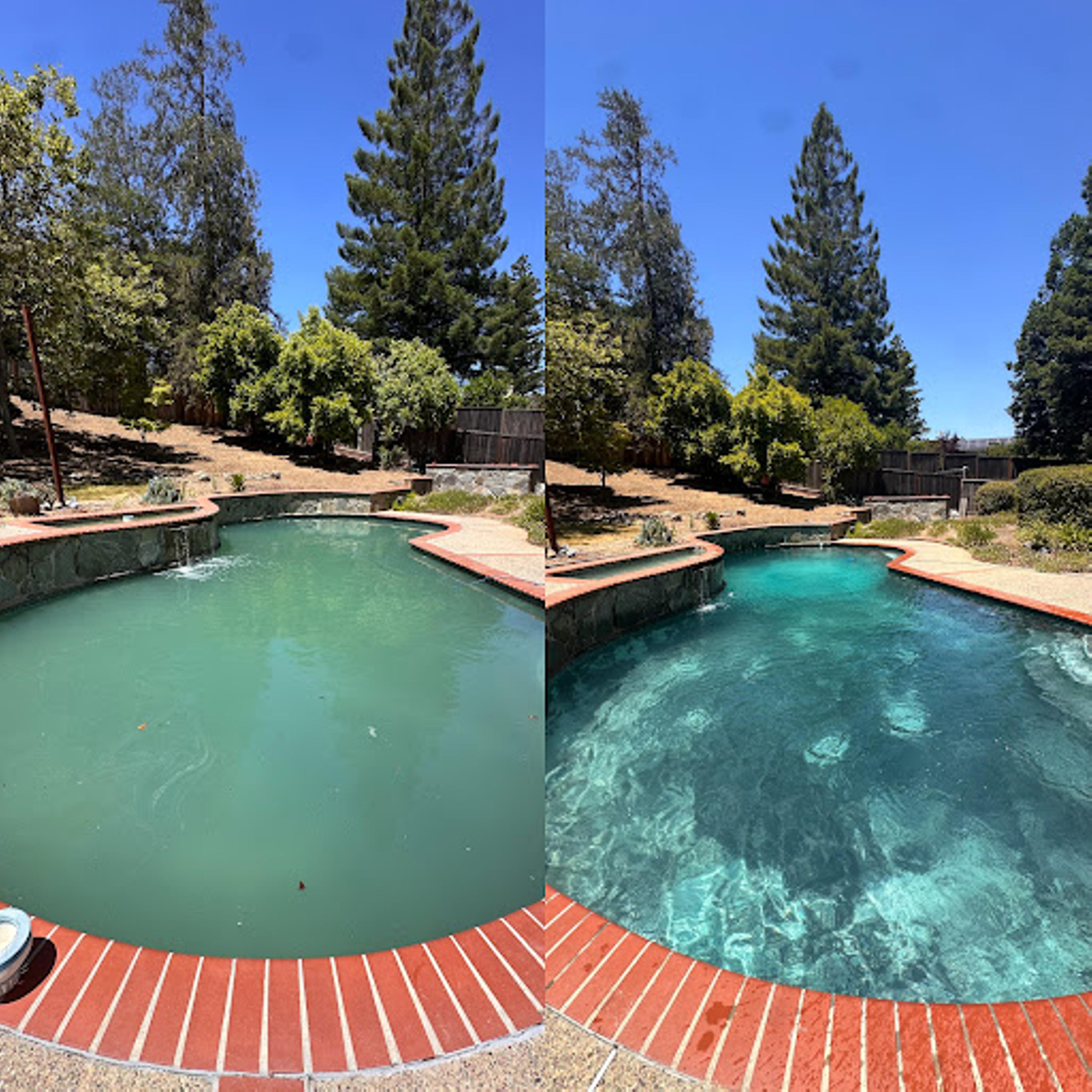 Pool maintenance work 9