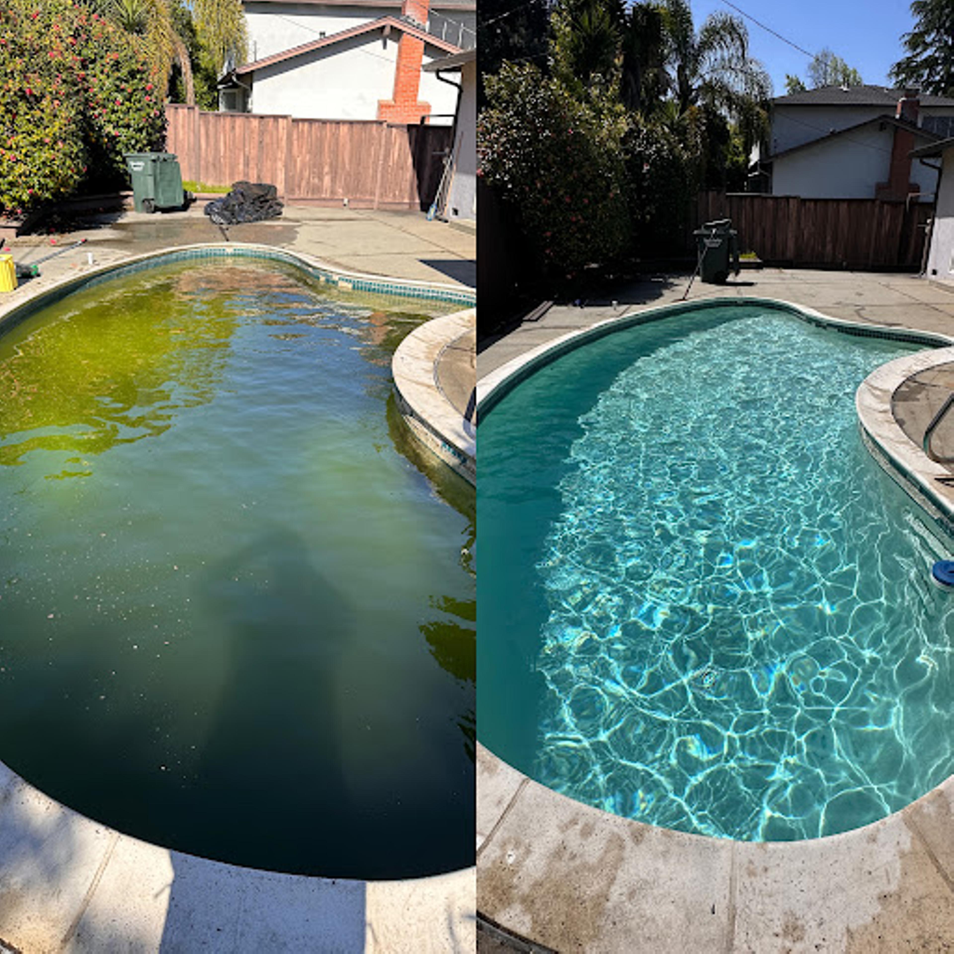 Pool maintenance work 2