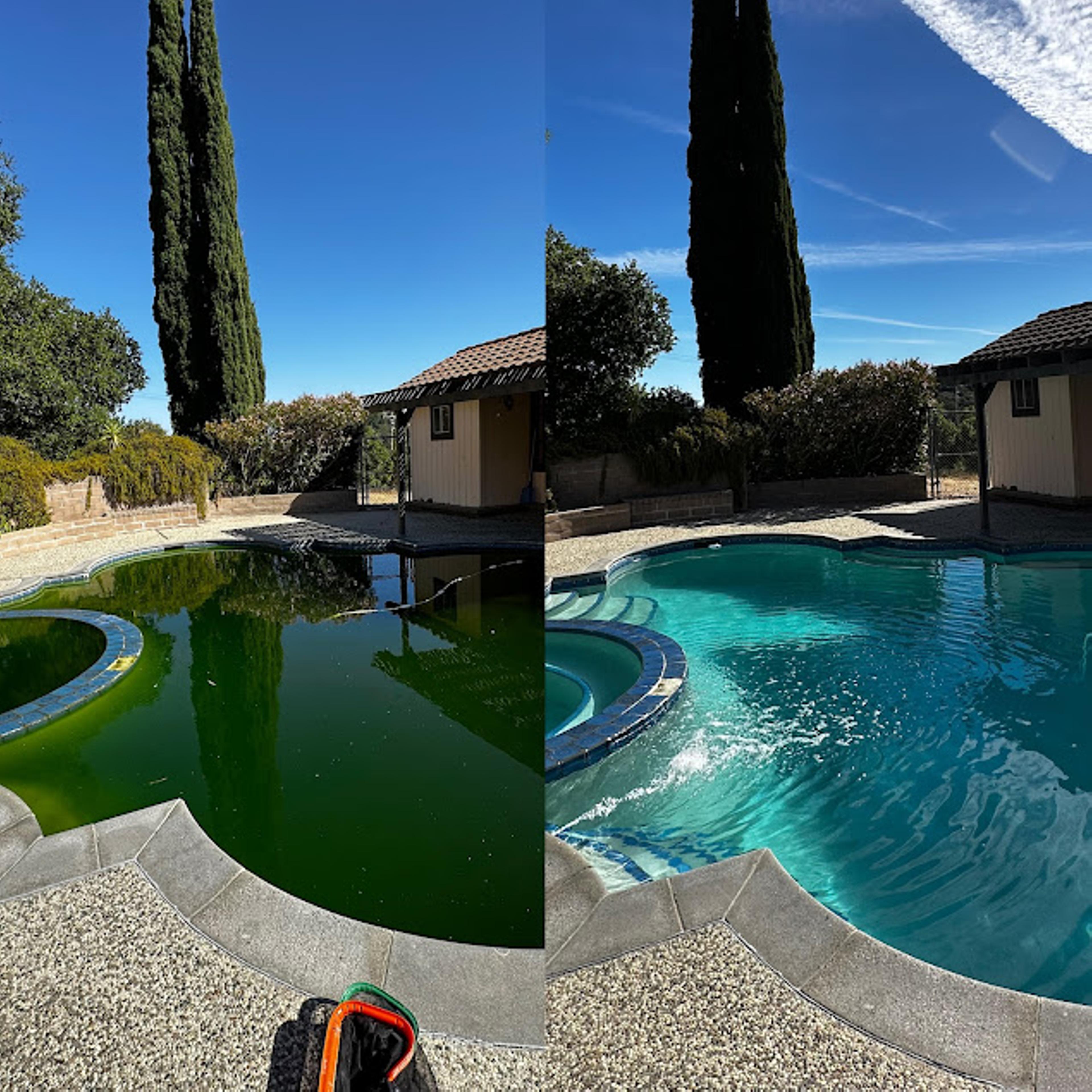 Pool maintenance work 8