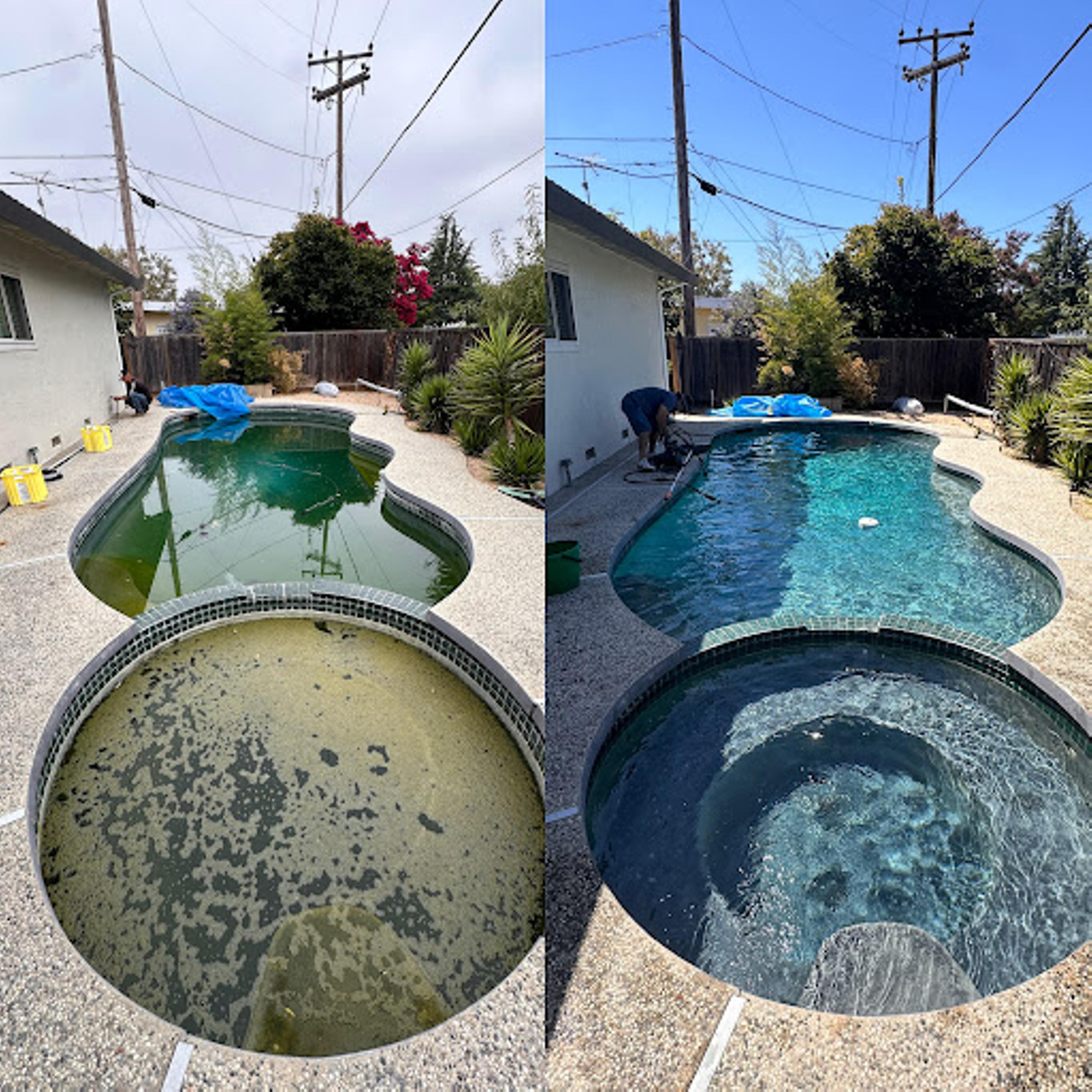 Pool maintenance work 7